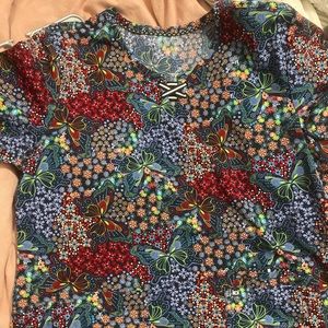 Koi Scrub top